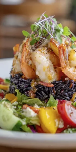 pngtree-a-shrimp-and-black-rice-tower-salad-on-white-plate-with-image_17650849